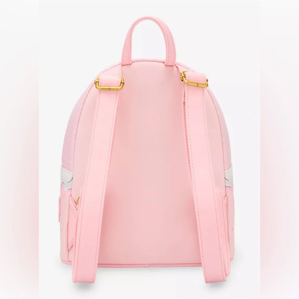Loungefly Disney Marie Aristocats Pink Christmas Mini Backpack NWT